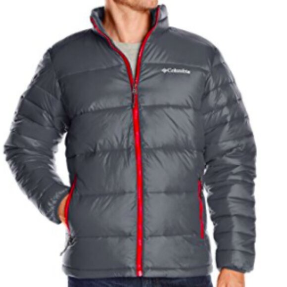 Columbia Frost Fighter Insulated Down Puffer Jacket Graphite L - Picture 1 of 13